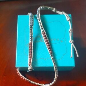 Elegant Beaded Bracelet with Adjustable Cord